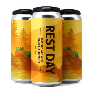 Craft Beer, Ciders, Coolers Born Brewing Rest Day Yuzu Ginger Ale 473