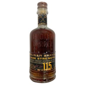 Wine Broken Barrel Cask Strength Kentucky Staight Bourbon Whiskey (57.5% ABV) 750 ML