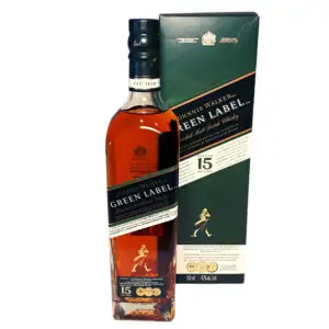 Johnnie Walker 15 Year Green Label Blended Scotch Whisky (43% ABV) 750 ML