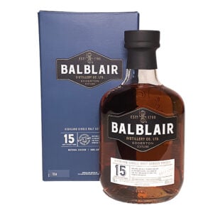 Balblair 15 Year Old Highland Single Malt Scotch Whisky (46% ABV) 750 ML