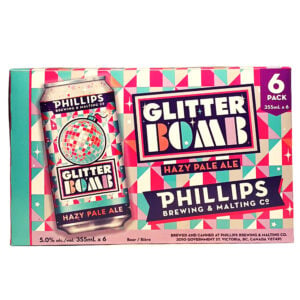 Phillips Glitter Bomb Hazy Pale Ale (5% abv) 6x355ml
