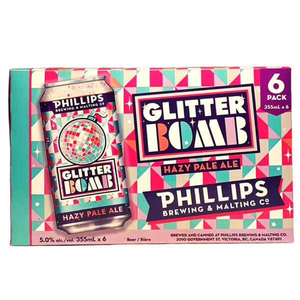 Sales Phillips Glitter Bomb Hazy Pale Ale (5% abv) 6x355ml