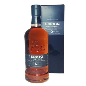 Ledaig 10 Years Isle of Mull Single Malt Scotch Whisky (46.3% ABV) 750 ML