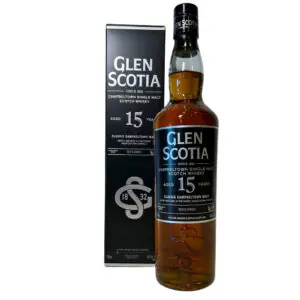 Glen Scotia 15 Year Old Campbeltown Single Malt Scotch Whiskey (46% abv) 750ml
