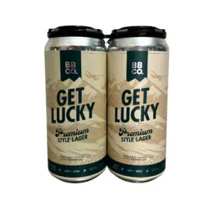 Born Brewing Get Lucky Lager (5% ABV)  4x473ml