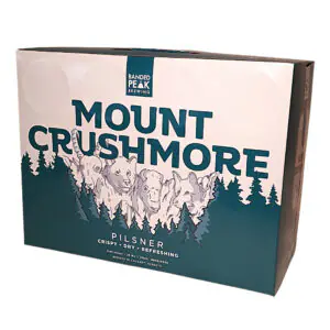 Banded Peak Mount Crushmore Pilsner (4.4% abv) 12x355ml