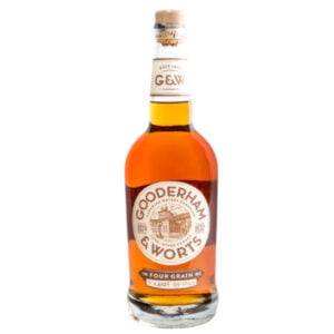 Gooderham & Worts Four Grain Canadian Whisky (44.4% ABV) 750ML