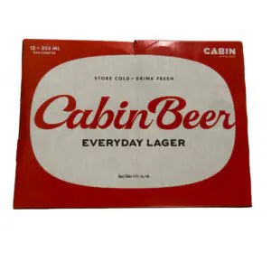 Cabin Beer Everyday Lager (4.4% ABV) 12x355ML