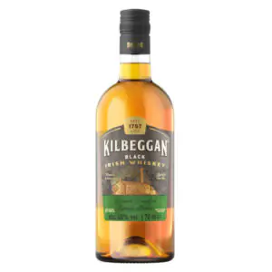 Kilbeggan Black Irish Whiskey (40% ABV) 750ML