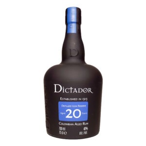 Spirits Dictador 20 Year Old Colombian Rum (40% ABV) 700ML
