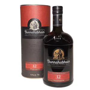 Bunnahabhain 12 Year Old Islay Single Malt Scotch Whisky (46.3% ABV) 750 ML
