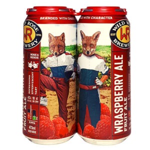 Wild Rose Wraspberry Fruit Ale (4.5% abv) 4x473ml