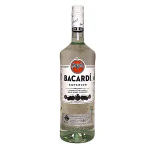 Bacardi Superior White Rum (40% ABV) 1140ML
