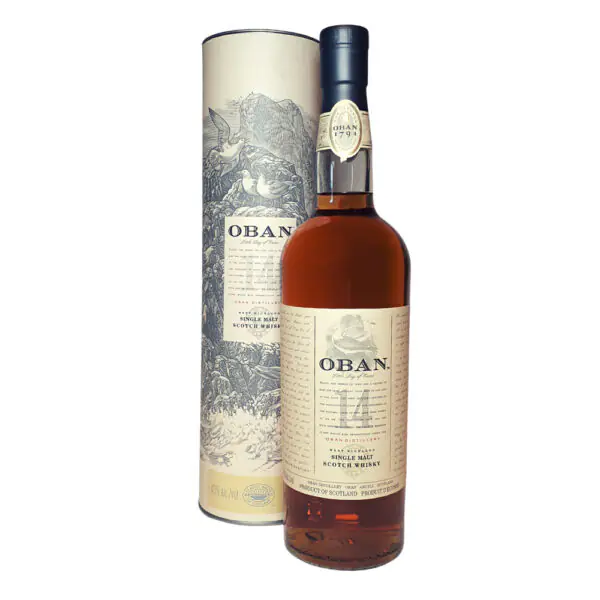 Oban 14 Year Old Highland Single Malt Scotch Whisky (43% abv) 750ml