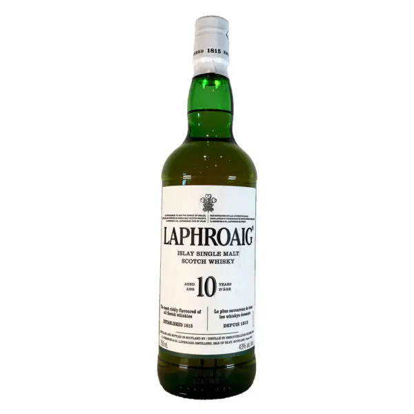 Sales Laphroaig 10 Year Islay Single Malt Scotch Whisky (43% ABV) 750 ML