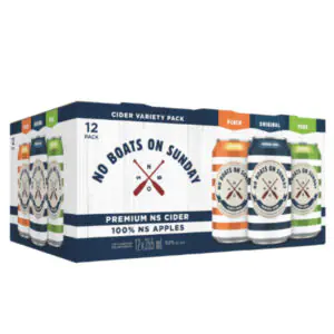 Craft Beer, Ciders, Coolers No Boats On Sunday Cider 12x355ml Variety Pack (5% ABV)