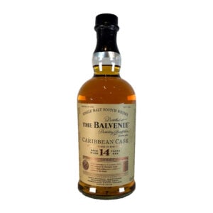 Craft Beer, Ciders, Coolers The Balvenie 14 Year Old Caribbean Rum Cask Single Malt Scotch Whisky (43% ABV) 750 ML