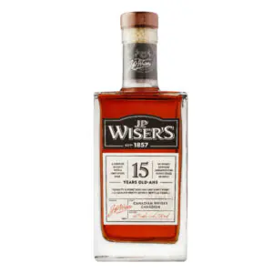 J.P. Wiser's 15 Year Old Canadian Whisky (40% ABV) 750ML
