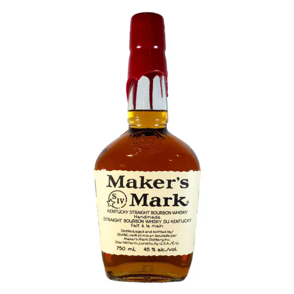 Sales Maker's Mark Kentucky Straight Bourbon Whiskey (45% ABV) 750 ML