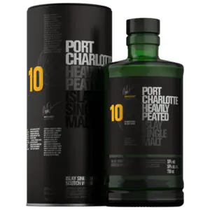 Bruichladdich Port Charlotte 10 Islay Single Malt Scotch Whisky (50% ABV) 750 ML