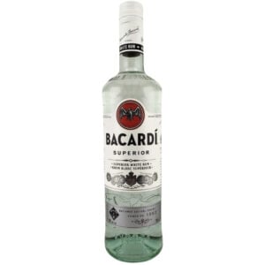 Home Bacardi Superior White Rum (40% ABV) 750ML