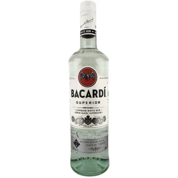 Bacardi Superior White Rum (40% ABV) 750ML