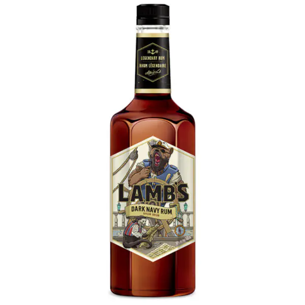 Lamb's Dark Navy Rum (40% ABV) 750ML