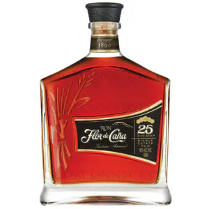 Flor De Cana Rum 25YRS (40% ABV) 750ML