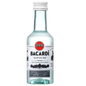 Bacardi Superior White Rum (40% ABV) 50ML
